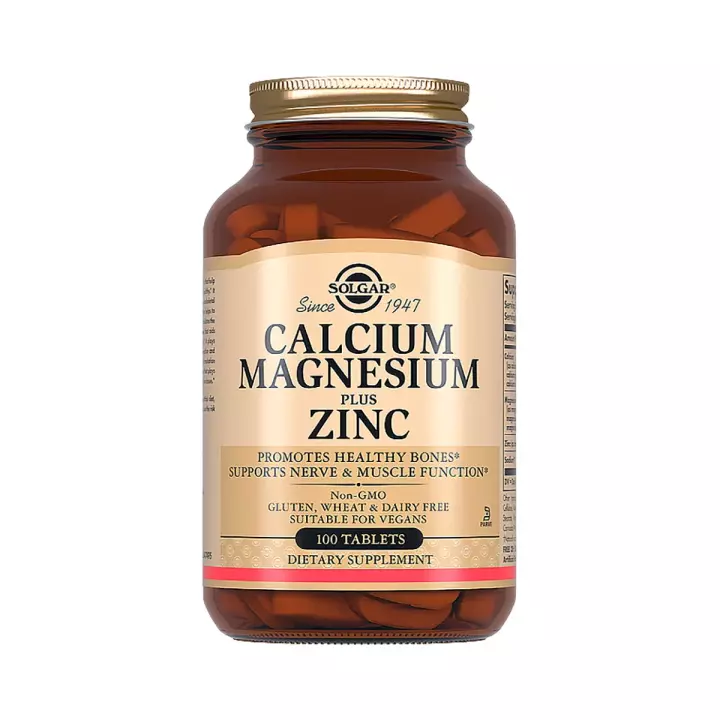 Кальций-Магний-Цинк таблетки 1596 мг 100 шт Solgar