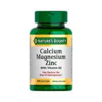 Кальций-магний-цинк таблетки 1414 мг 100 шт Naturе's Bounty