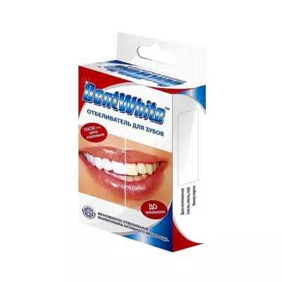 Dent White отбеливатель для зубов 1 шт