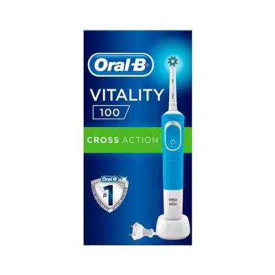 Oral-B Vitality CrossAction Blue D100.413.1 зубная щетка электрическая 1 шт