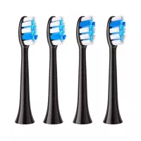 Fairywill PW11 для моделей P9, P10, P11, P80, T9 насадка для электрической зубной щетки черного цвета 4 шт