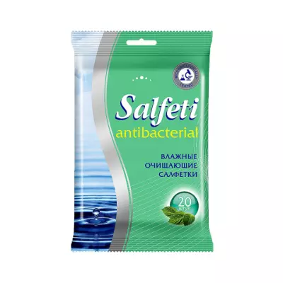 Salfeti Antibacterial салфетки влажные антибактериальные 20 шт