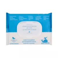 White Whale салфетки влажные для интимной гигиены для мужчин и женщин с экстрактом каланхоэ 40 шт