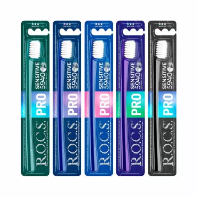 R.O.C.S. PRO Sensitive зубная щетка мягкая 1 шт