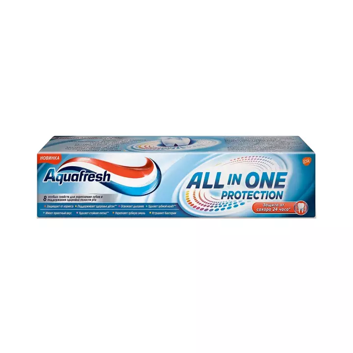 Aquafresh All-in-One Protection зубная паста 100 мл туба 1 шт