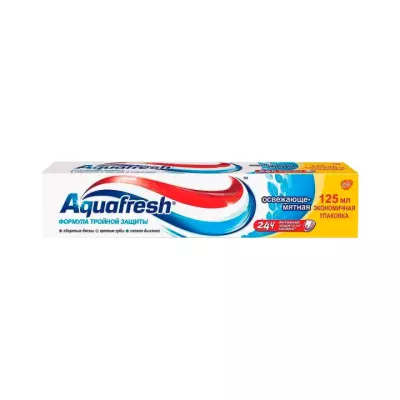Aquafresh Fresh & Minty Освежающе-мятная зубная паста 125 мл туба 1 шт
