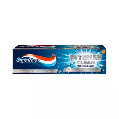 Aquafresh Intense Clean Отбеливающая зубная паста 75 мл туба 1 шт