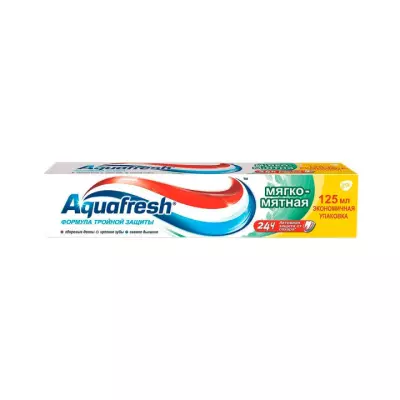 Aquafresh Mild & Minty Мягко-мятная зубная паста 125 мл туба 1 шт