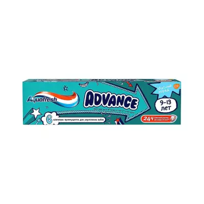 Aquafresh Advance зубная паста детская 75 мл туба 1 шт