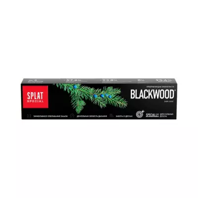 Splat Special Blackwood зубная паста 75 мл туба 1 шт