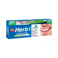 Dabur Herb'l Для курящих зубная паста 150 г 1 шт + зубная щетка 1 шт