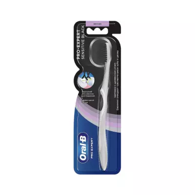 Oral-B Pro-Expert Sensitive Black зубная щетка мягкая 1 шт
