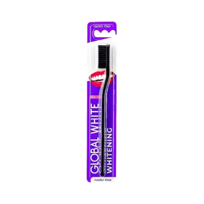 Global White Hard зубная щетка жесткая 1 шт