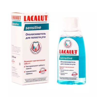 Lacalut Sensitive ополаскиватель для полости рта 300 мл флакон 1 шт