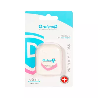 Oral Med+ Medium зубная нить 65 м 1 шт