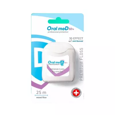 Oral Med 3D+ Effect зубная нить 25 м 1 шт