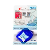 Dentorol №3 Объёмная (мягкая) зубная нить 25 м 1 шт