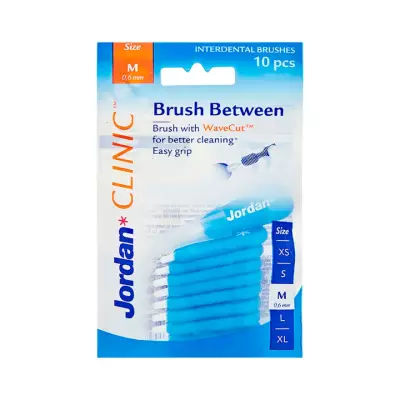 Jordan Clinic Brush Between M ершики межзубные 0,6 мм 10 шт