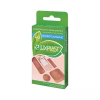 Luxplast Универсальные пластыри бактерицидные на полимерной основе ассорти 40 шт