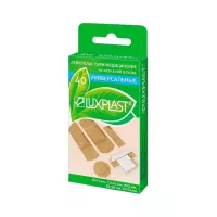Luxplast Универсальные пластыри бактерицидные на нетканой основе ассорти 40 шт