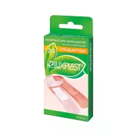Luxplast пластырь бактерицидный на нетканой основе 1,9х7,2 см 20 шт
