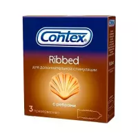 Contex Ribbed презервативы из натурального латекса с ребристой структурой 3 шт