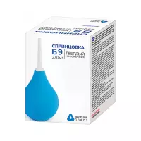 Спринцовка с твердым наконечником тип Б9 230 мл 1 шт Альпина Пласт