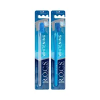 R.O.C.S. Отбеливающая зубная щетка средней жесткости 1 шт