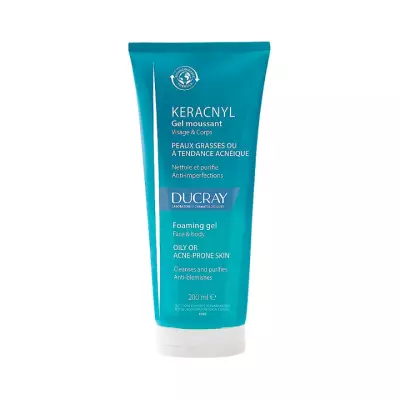 Ducray Keracnyl очищающий гель 200 мл 1 шт
