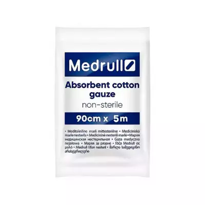 Отрез марлевый медицинский нестерильный 500х90 cм 1 шт Medrull