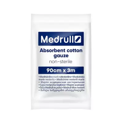 Отрез марлевый медицинский нестерильный 300х90 cм 1 шт Medrull