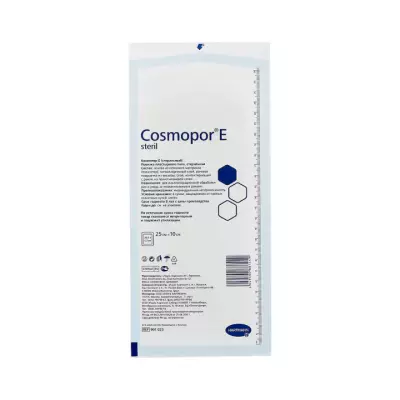 Cosmopor Е steril повязка пластырного типа стерильная 25х10 см 1 шт Hartmann