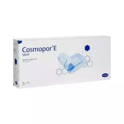 Cosmopor Е steril повязка пластырного типа стерильная 25х10 см 25 шт Hartmann