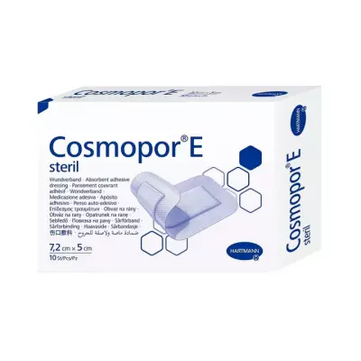 Cosmopor Е steril повязка пластырного типа стерильная 7,2х5 см 10 шт Hartmann