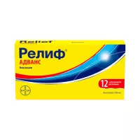 Релиф Адванс 206 мг суппозитории ректальные 12 шт