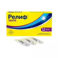 Релиф Ультра суппозитории ректальные 12 шт