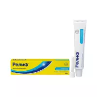 Релиф 2,5 мг/г мазь ректальная 28,4 г туба 1 шт