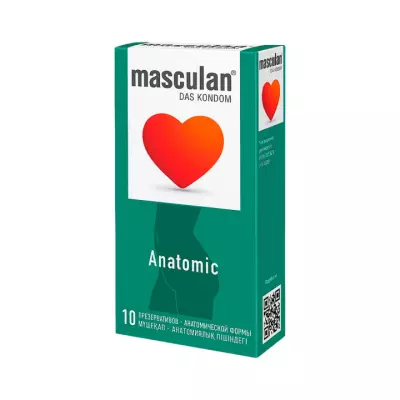 Masculan Anatomic презервативы из натурального латекса 10 шт