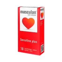 Masculan Sensitive Plus презервативы из натурального латекса нежные 10 шт