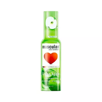 Masculan Green Apple интимный гель-смазка на водной основе с ароматом и вкусом зеленого яблока 75 мл флакон 1 шт