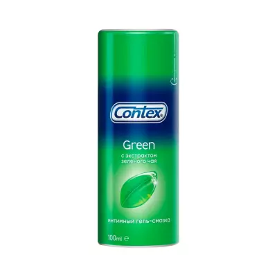 Contex Green интимный гель-смазка c экстрактом зеленого чая флакон 100 мл 1 шт