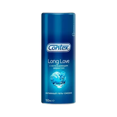 Contex Long Love интимный гель-смазка с охлаждающим эффектом флакон 100 мл 1 шт