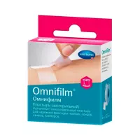 Omnifilm пластырь на основе из прозрачной пленки на катушке нестерильный 1,25х500 см 1 шт Hartmann