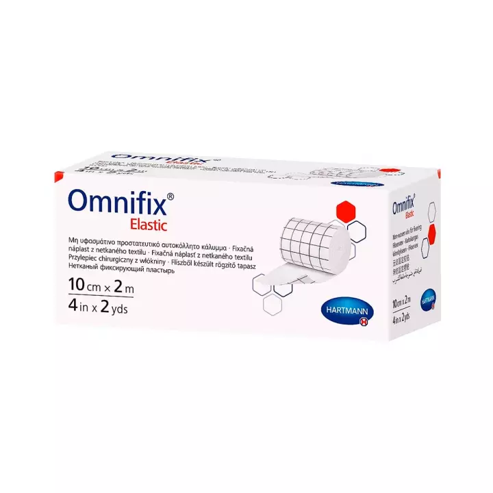 Omnifix Elastic пластырь фиксирующий на основе из нетканого материала в рулоне нестерильный 10х200 см 1 шт Hartmann