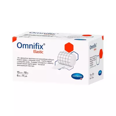 Omnifix Elastic пластырь фиксирующий на основе из нетканого материала в рулоне нестерильный 15х1000 см 1 шт Hartmann