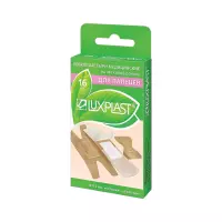 Luxplast лейкопластырь для пальцев на нетканой основе 16 шт