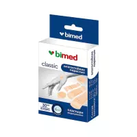 Бимед Classic пластырь влагостойкий пористый цвета кожи ассорти 30 шт