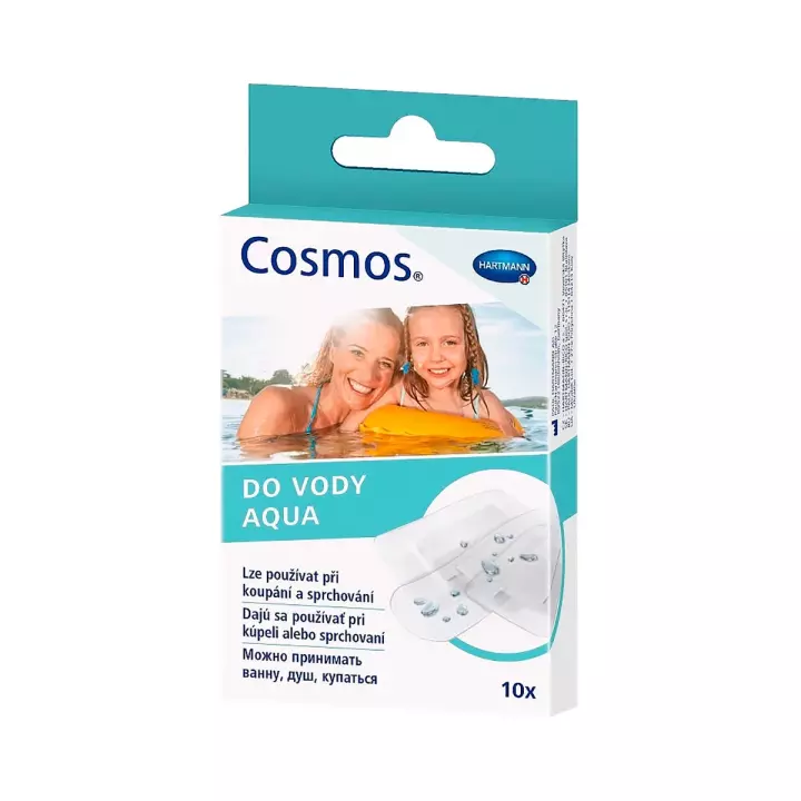 Cosmos Aqua пластырь нестерильный ассорти 10 шт Hartmann