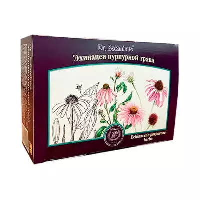 Эхинацеи пурпурной трава сырье измельченное 50 г пачка 1 шт