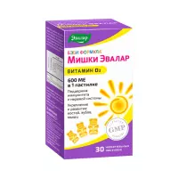 Бэби Формула Мишки Витамин Д3 пастилки жевательные для детей 2,5 г 30 шт Эвалар
